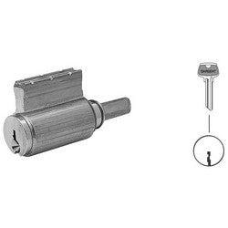 Sargent C10-1 15 LF 1-BIT | Door Lock Cylinder, LF Keyway, Satin Nickel, for 10/8/7/6500 Bored/Auxiliary/Integra/Mail Box Lock