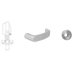 Sargent KP8278 LL 26D RH | Mortise Keypad Lock, Right Hand, Cylinder Override, L-Rose, L-Lever, Satin Chrome without Deadbolt