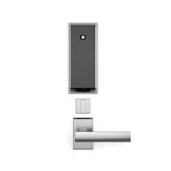 Sargent LC-IN100-7978 BIPSB OBP 26D LH | Key Override, Less Deadbolt & Cylinder, Black Reader, iCLASS, BIPS, Aperio, US26D, Left Hand