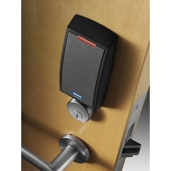 Sargent M1-82271-24V IPS03 LNL 26D RH | Mortise Lock with Multi-Class Reader; Key Override Fail Secure Black (Gray)