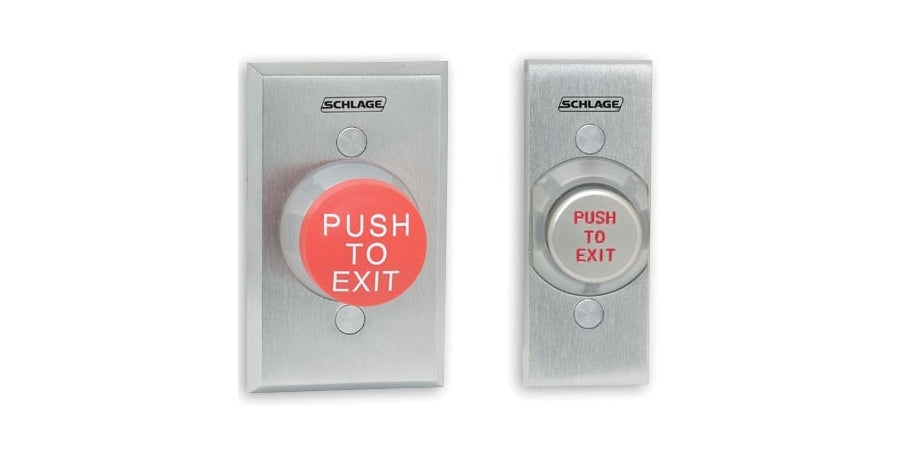 Schlage (Allegion Brand) 621AL EX DA 630 | Pushbutton, Single-Pole, Double Throw Switch, Momentary Switch, Double Throw, 3 A, Aluminum Button