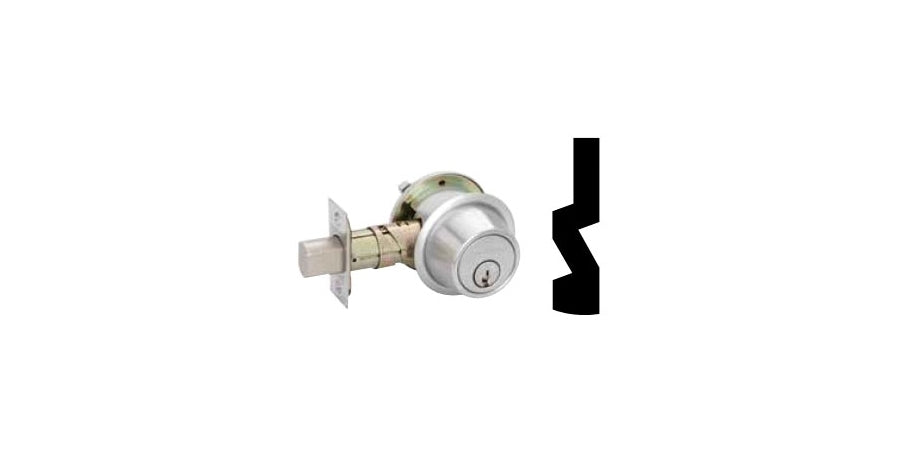 Schlage (Allegion Brand) B560P 612 C | Door Deadbolt Lock, ANSI, Grade 2, Function, Deadbolt Single Cylinder, Satin Bronze, Boxed