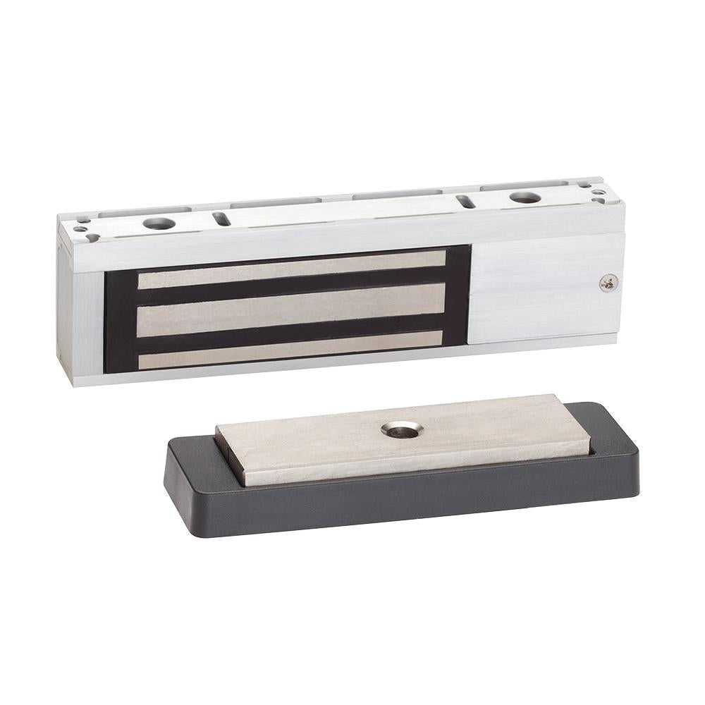 Schlage (Allegion Brand) M420P 628 | Electromagnetic Lock, 500 lb. Holding Force, 12/24 VDC Input, US28 Satin Anodized Aluminum
