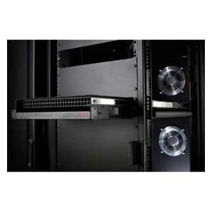 APC Schneider Electric ACF201BLK | Air Distribution Rack, Rack, 16.98 in. W, 3.44 in. H, 26.34 in. D, 2 RU