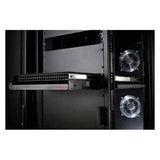 APC Schneider Electric ACF201BLK | Air Distribution Rack, Rack, 16.98 in. W, 3.44 in. H, 26.34 in. D, 2 RU