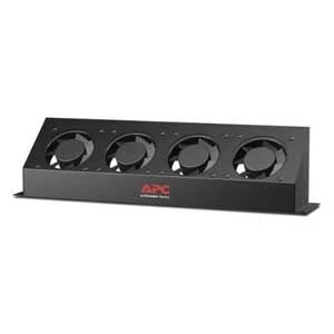 APC Schneider Electric ACF600 | Fan Panel, Rack, 19 in. W, 3.5 in. H, 5 in. D, Black, 2 RU