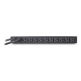 APC Schneider Electric AP4452 | Rack ATS, 120V, 20A, L5-20 In, (10) 5-20R Out, 1U, 8 Ft. Cord