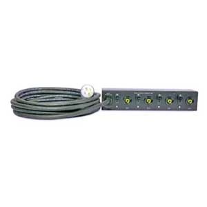 APC Schneider Electric AP7580 | Rack PDU Extender, Basic, 2U, 30A, 100/120/200/208V, (4)L5-20 AP7580