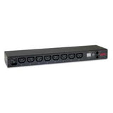 APC Schneider Electric AP7821B | Horizontal PDU, IEC 320 C13, IEC 320 C20, 8 Outlet, 200 V, 208 V, 230 V, 16 A, 1 RU, 8.2 ft. Cord, 50/60 Hz, 1.74 in. H