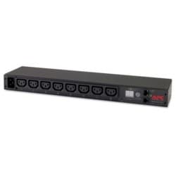 APC Schneider Electric AP7821B | Horizontal PDU, IEC 320 C13, IEC 320 C20, 8 Outlet, 200 V, 208 V, 230 V, 16 A, 1 RU, 8.2 ft. Cord, 50/60 Hz, 1.74 in. H