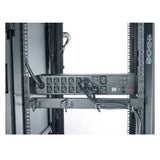 APC Schneider Electric AP7822B | Metered Rack PDU, 32A, 2 RU, 12 ft. Cord, 230V, 16-Outlet, 50 to 60 Hz, 2-Pole, 3.48 H x 17.47 W x 4.41 D in.