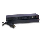 APC Schneider Electric AP7901B | Horizontal PDU, IEC 320 C13, IEC 320 C20, 8 Outlet, 100 V, 120 V, 2400 VA, 20 A, 1 RU, 12 ft. Cord, Black, 50/60 Hz, 1.73 in. H