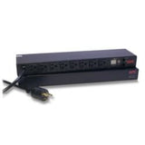 APC Schneider Electric AP7901B | Horizontal PDU, IEC 320 C13, IEC 320 C20, 8 Outlet, 100 V, 120 V, 2400 VA, 20 A, 1 RU, 12 ft. Cord, Black, 50/60 Hz, 1.73 in. H