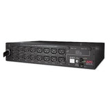 APC Schneider Electric AP7911B | Horizontal PDU, IEC 320 C13, NEMA L6-30P, 16 Outlet, 200 V, 208 V, 230 V, 24 A, 2 RU, 12 ft. Cord, Black, 50/60 Hz, 3.5 in. H