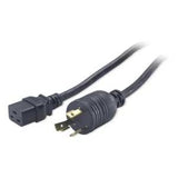 APC Schneider Electric AP9896 | Power Cord, Cable Cord Set, NEMA L6-30P, Black, 8 ft. L