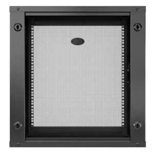 APC Schneider Electric AR112SH4 | NetShelter WX 12U Single Hinged Wall Mount Enclosure, 400mm Deep