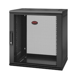APC Schneider Electric AR112SH4 | NetShelter WX 12U Single Hinged Wall Mount Enclosure, 400mm Deep