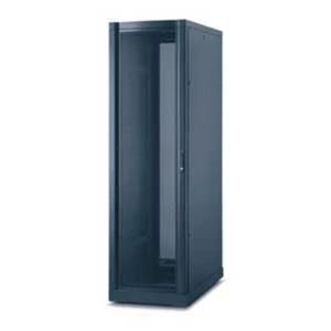 APC Schneider Electric AR2144BLK | Network Cabinet, 42 RU, 81.5 in. H, 23.5 in. W, 36.77 (Max. Mounting Depth) in. D, 42.2 in. D, Black