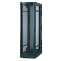 APC Schneider Electric AR2145BLK | Netshelter Sx Enclosure 48U,24"(600mm)W X 48"(1200mm)DwithSides, White