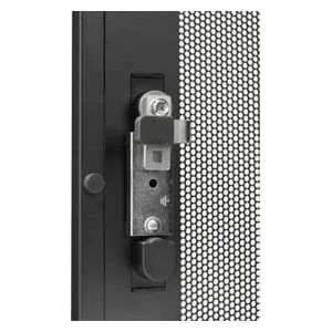 APC Schneider Electric AR2400FP1 | NetShelter SV Network Cabinet with Side Panels, 42 RU, Black, 80.98 H x 23.62 W x 41.73 in. D