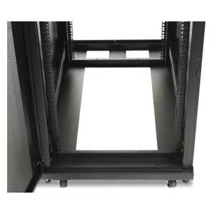 APC Schneider Electric AR2400FP1 | NetShelter SV Network Cabinet with Side Panels, 42 RU, Black, 80.98 H x 23.62 W x 41.73 in. D
