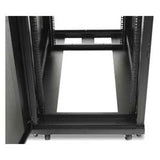 APC Schneider Electric AR2400FP1 | NetShelter SV Network Cabinet with Side Panels, 42 RU, Black, 80.98 H x 23.62 W x 41.73 in. D