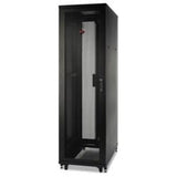 APC Schneider Electric AR2400FP1 | NetShelter SV Network Cabinet with Side Panels, 42 RU, Black, 80.98 H x 23.62 W x 41.73 in. D