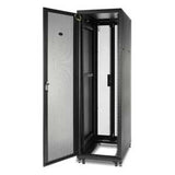 APC Schneider Electric AR2407 | Netshelter Deep Enclosure, Steel, 48U, Black, 232.4 H x 60 W x 106 D cm