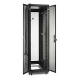 APC Schneider Electric AR2407 | Netshelter Deep Enclosure, Steel, 48U, Black, 232.4 H x 60 W x 106 D cm