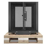 APC Schneider Electric AR3003SP | NetShelter SX 12U Server Rack Enclosure 600mm x 900mm With Sides, Black Shock Packaging
