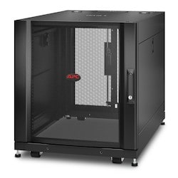 APC Schneider Electric AR3003 | NetShelter SX 12U Server Rack Enclosure 600mm x 900mm With Sides, Black