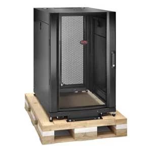 APC Schneider Electric AR3006SP | NetShelter SX 18U Server Rack Enclosure 600mm x 900mm With Sides, Black Shock Packaging