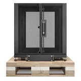 APC Schneider Electric AR3103SP | NetShelter SX 12U Server Rack Enclosure 600mm x 1070mm With Sides, Black Shock Packaging
