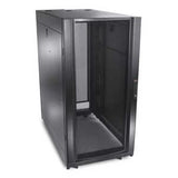 APC Schneider Electric AR3104SP1 | NetShelter Enclosure, Rack Mount, 24 RU, 19 in. Rack Width, Black, 47.24 H x 23.62 W x 42.13 D in.