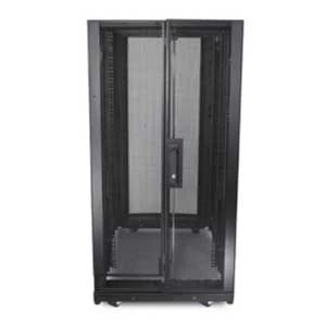 APC Schneider Electric AR3104SP1 | NetShelter Enclosure, Rack Mount, 24 RU, 19 in. Rack Width, Black, 47.24 H x 23.62 W x 42.13 D in.