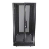 APC Schneider Electric AR3104SP1 | NetShelter Enclosure, Rack Mount, 24 RU, 19 in. Rack Width, Black, 47.24 H x 23.62 W x 42.13 D in.