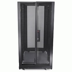 APC Schneider Electric AR3104SP1 | NetShelter Enclosure, Rack Mount, 24 RU, 19 in. Rack Width, Black, 47.24 H x 23.62 W x 42.13 D in.