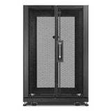 APC Schneider Electric AR3106 | NetShelter SX 18U Server Rack Enclosure 600mm x 1070mm With Sides, Black