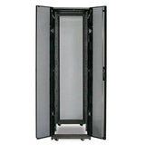 APC Schneider Electric AR3107X609 | Netshelter Deep Enclosure, Steel, 48 RU, 19 in. Rack Width, Black, 88.9 H x 23.62 W x 42.13 D in.