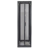 APC Schneider Electric AR3107X609 | Netshelter Deep Enclosure, Steel, 48 RU, 19 in. Rack Width, Black, 88.9 H x 23.62 W x 42.13 D in.