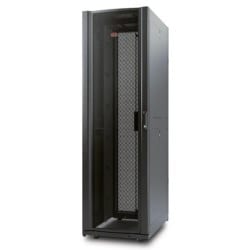 APC Schneider Electric AR3810 | Network Cabinet, 42 RU, 78.41 in. H, 23.62 in. W, 26.73 (Max. Mounting Depth) in. D, 32.48 in. D, Black