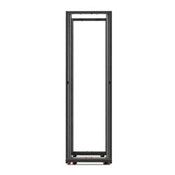 APC Schneider Electric AR3812 | Netshelter Av 42U 600mm Wide X 825mm Deep Enclosure 10-32 Threaded Rails No Sides/Roof/Doors, Black