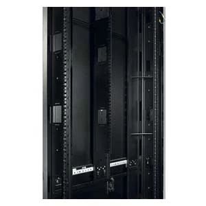 APC Schneider Electric AR7578 | Netshelter Recessed Rail Kit, Vertical, 48U, Black, 44.76 H x 4.76 W x 5.51 D in.