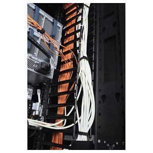 APC Schneider Electric AR7580A | NetShelter Cable Manager, Vertical, Single-Sided, Black, 70 H x 3.82 W x 6.3 in. D