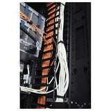 APC Schneider Electric AR7580A | NetShelter Cable Manager, Vertical, Single-Sided, Black, 70 H x 3.82 W x 6.3 in. D