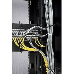 APC Schneider Electric AR7707 | NetShelter Cable Management Ring, Black, 1.9 H x 7.6 W x 20.3 D cm