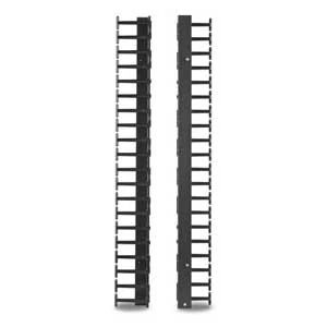 APC Schneider Electric AR7721 | Cable Manager, Vertical, Black, 35 H x 4.21 W x 1.77 D in.