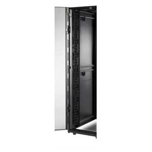 APC Schneider Electric AR7723 | Cable Manager, Single-Sided, Vertical, Black, 80.51 H x 4.21 x 1.77 D in.