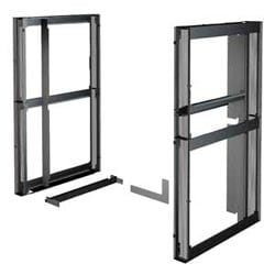 APC Schneider Electric AR7742 | NetShelter SX Duct Kit, 42 RU, Black, 79.96 H x 10.51 W x 47.24 D in.