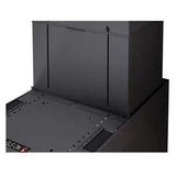 APC Schneider Electric AR7751 | Vertical Exhaust Duct System, Black, 32.99 H x 22.48 W x 17.28 D in.